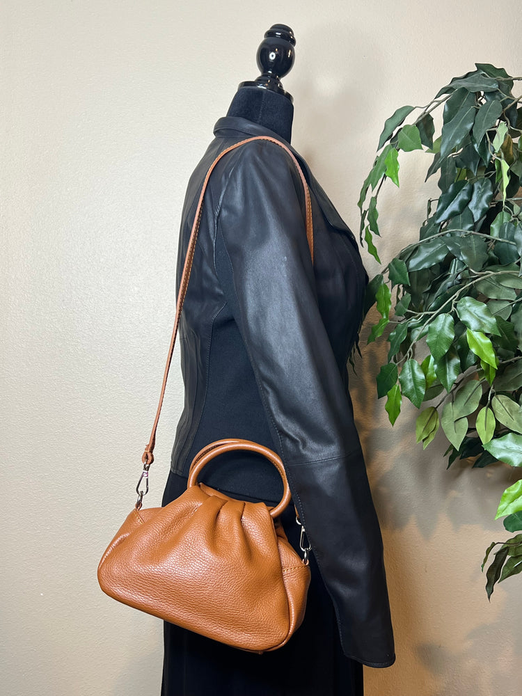 Date Night Petite Handbag and Crossbody - Tan