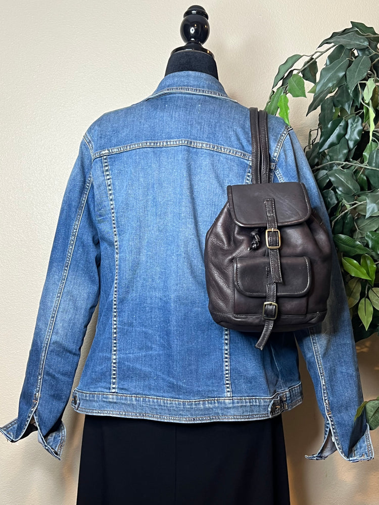 Trailblazer Leather Mini Backpack - Dark Brown