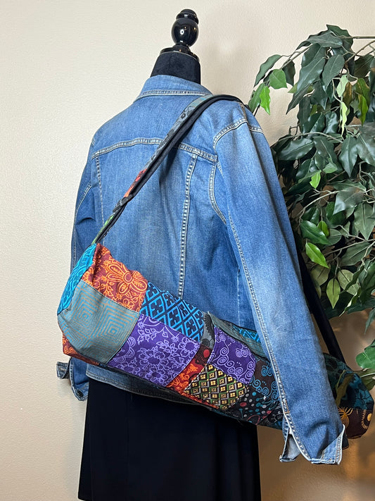 Yogi's Cotton Patchwork Yoga Mat Bag - Multi